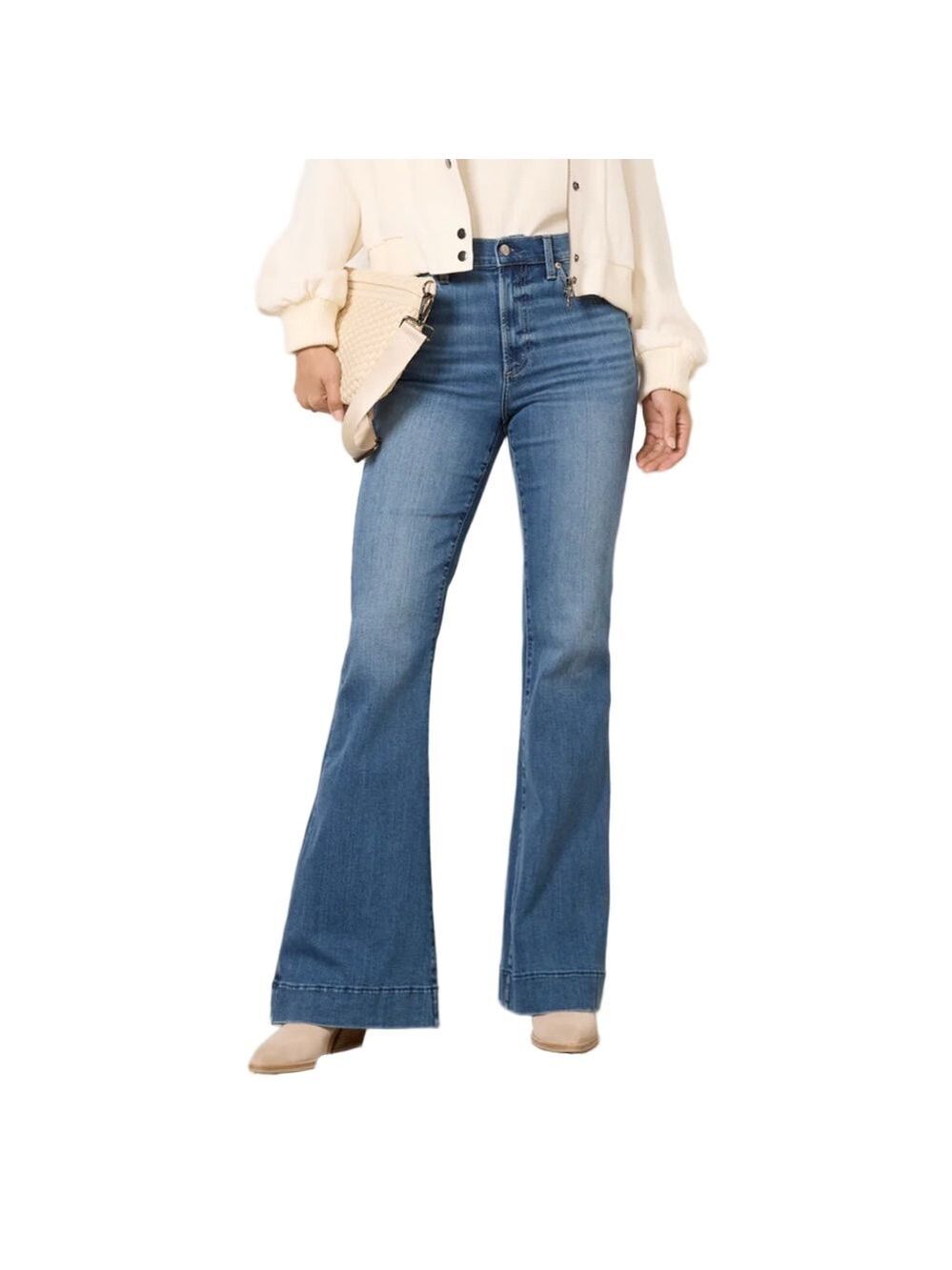 Pistola Revolve  Kinsley NWT Mid Rise Ultra Flare Jeans – Size 32